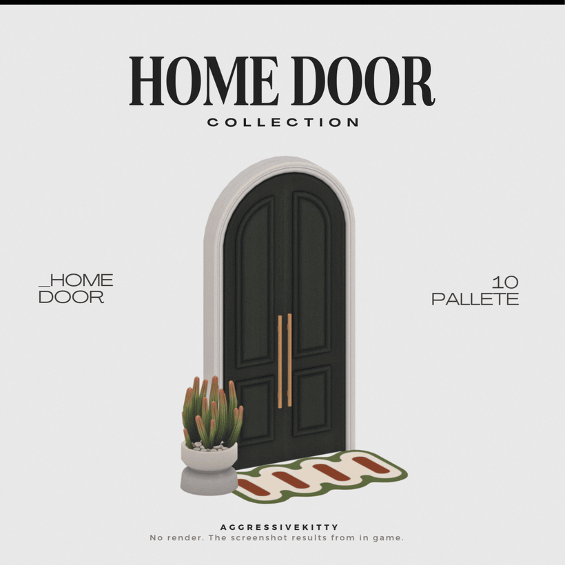 Скриншот мода Входная дверь Home Door Collection 2